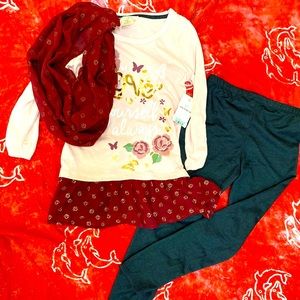 Girls 7/8 3 piece outfit